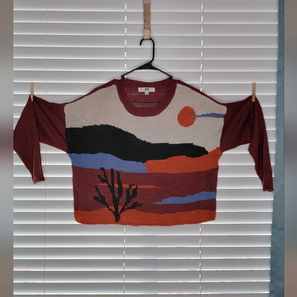 Steve Madden NYC Crop Sweater - Picture 1 of 3